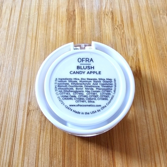 Ofra Blush in Candy Apple, Made in the USA, Size 4g (0.14oz) - Picture 2 of 2